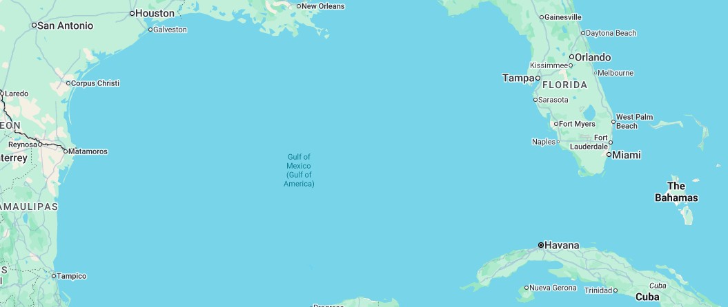谷歌地图现在显示美国海湾,删除骄傲,黑人历史月